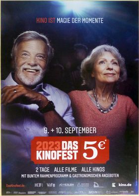 Das Kinofest 2023 - Magie der Momente - Original Kinoplakat A1 - Filmposter