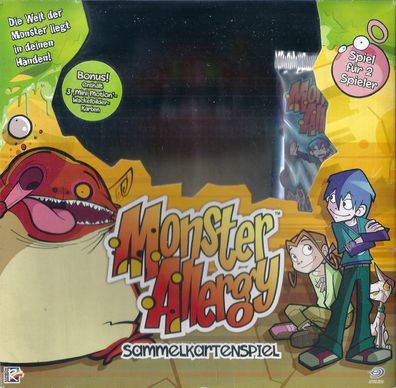Monster Allergy Sammelkartenspiel 2-Spieler Starter Kid mit Bombo Kartenhalter