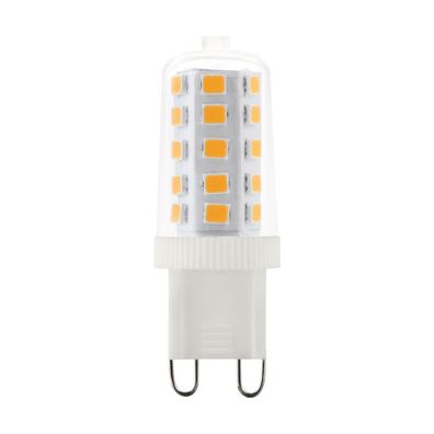 EGLO LED Leuchtmittel G9 3W 320lm 3000K 320° klar dimmbar 18x49mm