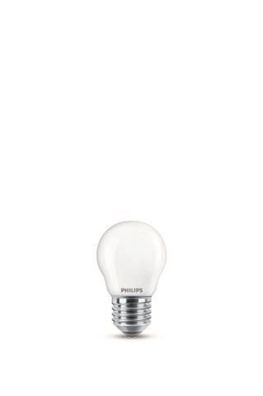 Philips LED E27 P45 2er Set Leuchtmittel 4,3W 470lm 2700K warmweiss 4,5x4,5x8cm
