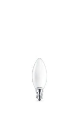 Philips LED E14 B35 Leuchtmittel 3,4W 470lm 2700K warmweiss dimmbar 3,5x3,5x9,9cm