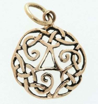 Keltischer Knoten aus Bronze / Anhänger