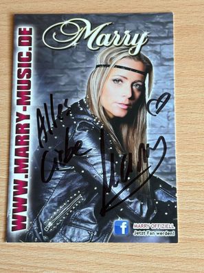 Marry Music Autogrammkarte orig signiert #6674