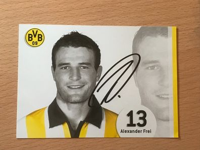 Alexander Frei BVB Borussia Dortmund Autogrammkarte orig signiert #6609