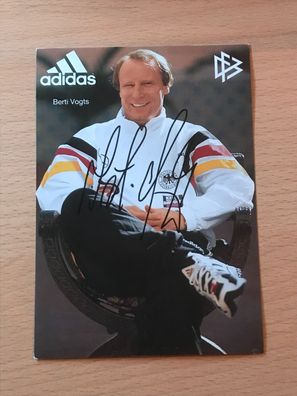 Berti Vogts DFB Autogrammkarte orig signiert #6544