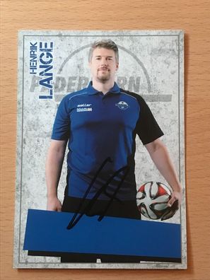 Henrik Lange SC Paderborn 07 2014-15 Autogrammkarte orig signiert #6606
