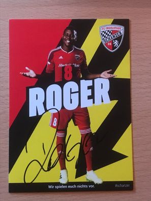 Roger FC Ingolstadt Autogrammkarte orig signiert #6524