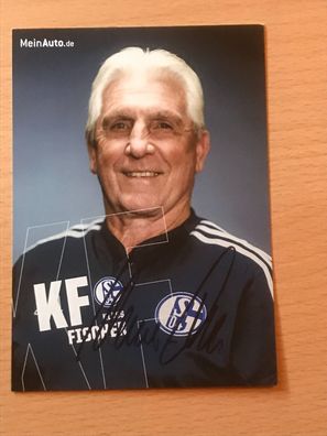 Klaus Fischer DFB Schlake 04 Autogrammkarte orig signiert #6558