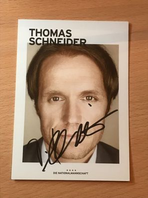 Thomas Schneider DFB Autogrammkarte orig signiert #6552