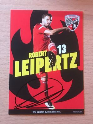 Robert Leipertz FC Ingolstadt Autogrammkarte orig signiert #6527