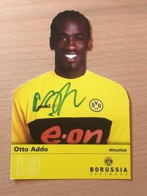 Otto Addo BVB Borussia Dortmund Autogrammkarte orig signiert #6564