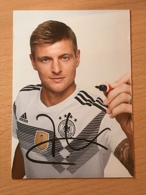 Toni Kroos DFB Autogrammkarte orig signiert #6556