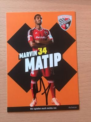 Marvin Matip FC Ingolstadt Autogrammkarte orig signiert #6537