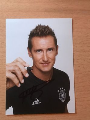 Miroslav Klose DFB Autogrammkarte orig signiert #6547