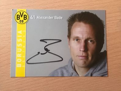 Alexander Bade BVB Borussia Dortmund Autogrammkarte orig signiert #6611
