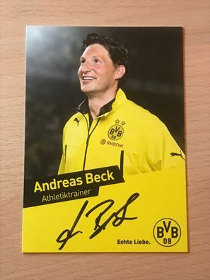 Andreas Beck BVB Borussia Dortmund Autogrammkarte orig signiert #6571