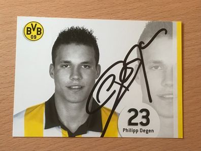 Philipp Degen BVB Borussia Dortmund Autogrammkarte orig signiert #6612