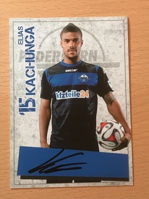 Elias Kachunga SC Paderborn 07 2014-15 Autogrammkarte orig signiert #6590