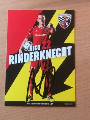 Nico Rinderknecht FC Ingolstadt Autogrammkarte orig signiert #6533