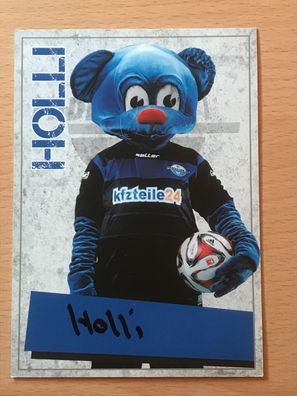 Maskottchen Holli SC Paderborn 07 2014-15 Autogrammkarte orig signiert #6607