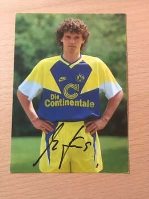 Michael Henke BVB Borussia Dortmund Autogrammkarte orig signiert #6582