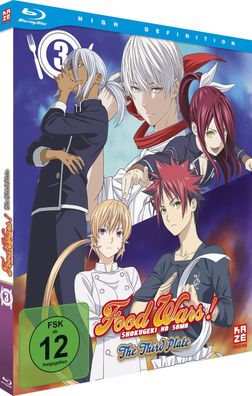 Food Wars! - The Third Plate - Staffel 3 - Vol.3 - Episoden 13-18 - Blu-Ray - NEU