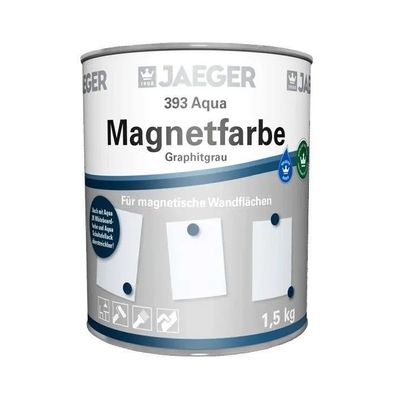 Jaeger 393 Aqua Magnetfarbe 1,5 kg graphitgrau