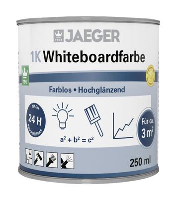 Jaeger 396 1K Whiteboardfarbe 0,25 Liter farblos