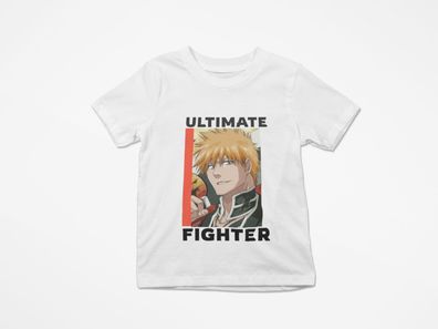 Bio Baumwolle Kinder T-Shirt Bleach Ultimate Fighter Ichigo Kurosaki