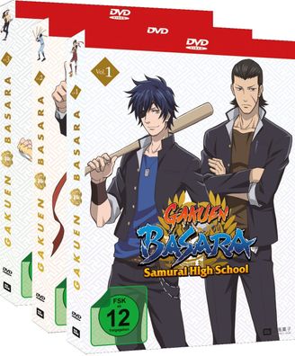 Gakuen Basara - Samurai High School (Spin Off) - Bundle Vol.1-3 - DVD - NEU