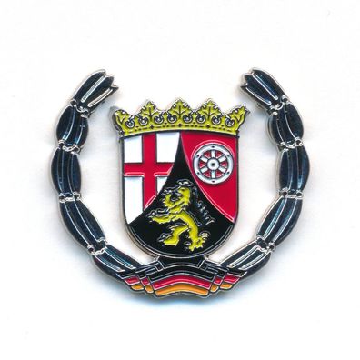 Land Rheinland-Pfalz Wappen Mainz Koblenz Deutschland Badge Pin Anstecker 0923