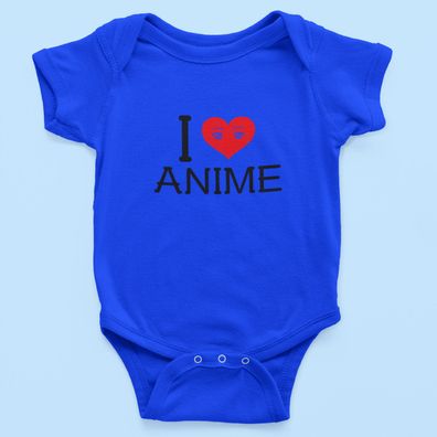 Bio Baumwolle Babystrampler Otaku: I Love Anime