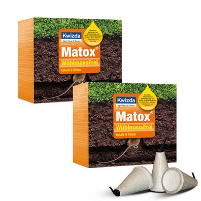 Matox® Wühlmausfrei 2 x 9 Stk (18 Stück)