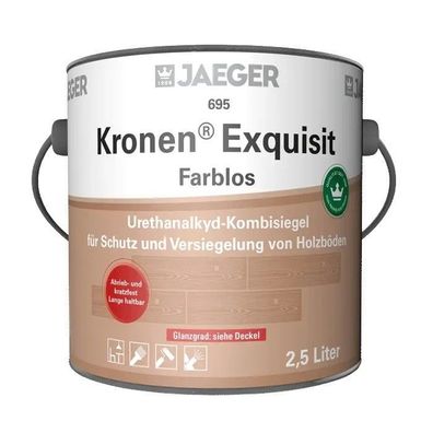 Jaeger 695 Kronen Exquisit tuffmatt 2,5 Liter farblos