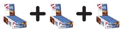 3 x Dymatize Elite Layer Bar (18x60g) Choc Peanut Butter and Caramel
