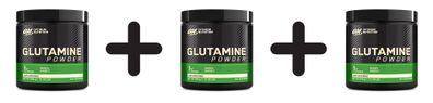 3 x Optimum Nutrition Glutamine Powder (630g)