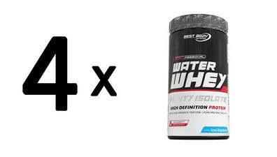 4 x Best Body Nutrition Water Whey Fruity Isolate (460g) Mixed Melon