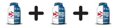 3 x Dymatize Elite Whey (2170g) Cookies and Cream