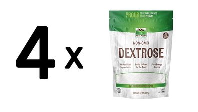4 x Now Foods Dextrose (2lbs)