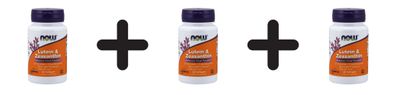 3 x Now Foods Lutein and Zeaxanthin (60)