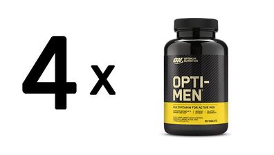 4 x Optimum Nutrition Opti-Men (90)