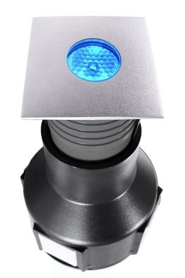 Deko Light Easy Square II RGB Bodeneinbaustrahler Außen LED silber-grau IP67 80lm 30°