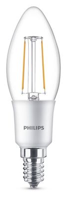 Philips LEDclassic B35 Leuchtmittel E14, 470lm, 5W, klar, ww, Dimmbar