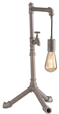 Luce Design Amarcord Tischleuchte Zink E27 8,5x52x25cm