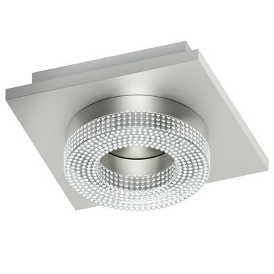 EGLO Fradelo LED Kristall Wand & Deckenleuchte, 1-flg., chrom, klar