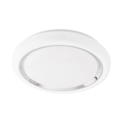 EGLO Capasso LED Deckenleuchte Ø340, 1-flg., weiss, chrom