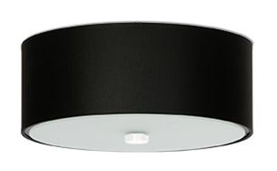Sollux Skala 30 Deckenlampe schwarz 3x E27 dimmbar 30x30x22cm