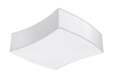 Sollux Square 1 Deckenlampe weiß 2x E27 dimmbar 39x35x11,5cm