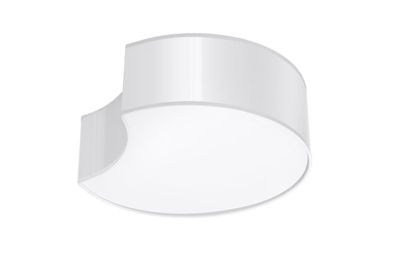 Sollux Circle 1 Deckenlampe weiß 2x E27 dimmbar 32x35x11,5cm
