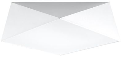 Sollux Hexa 45 Deckenlampe weiß 3x E27 dimmbar 50x50x15cm